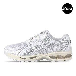 아식스 젤 님버스 10.1 남자 여성 운동화 화이트 퓨어 실버 1203A761-100