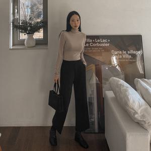 [뷔페바지] 쫀득 와이드 밴딩 슬랙스(융기모ver)