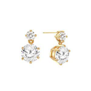 [골드피아] 14K 골드핀 테리아큐 귀걸이