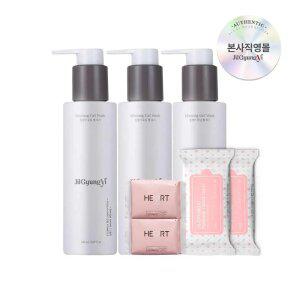 [쿠폰10%][질경이] 칸디다균 99% 예방 비건 여성청결제 모닝젤 150ml 3개+페미닌 티슈