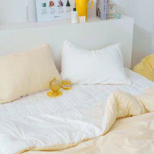 털빠짐없는 대전방지처리로 정전기 예방 5mm장모 여기호텔 극세사 차렵이불 침구세트