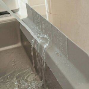 백화상점 처마형 싱크대 물막이 주방 실리콘 설거지 세면대 물받이