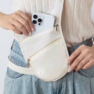 날치기방지 여행용 힙색 크로스 여권파우치 미니 여행가방 등산용 허리가방