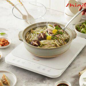 신일 1구 인덕션 전기 레인지 가정용 휴대용 미니 슬림 캠핑 1인용 SHL-WT2000GL