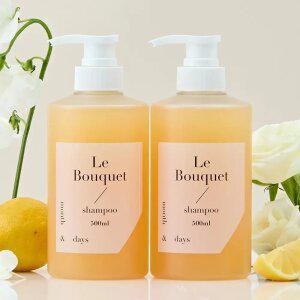 [샴푸 1+1] 먼스앤데이즈 르 부케(플로럴향) 퍼퓸케어 샴푸 500ml (총 1L)