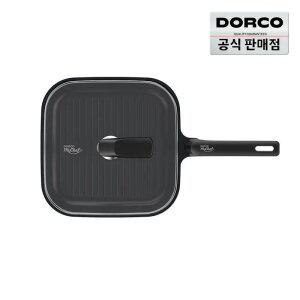 [설특가 최대40%] 도루코 뉴캐스트 초콜릿 IH 주물 인덕션 그릴팬 28cm 세트 (+유리뚜