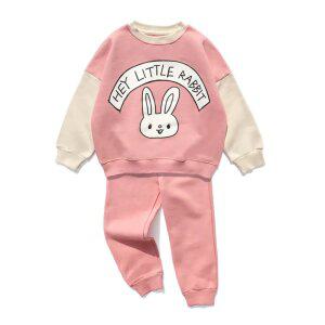 리틀래빗 기모 맨투맨 팬츠 셋업