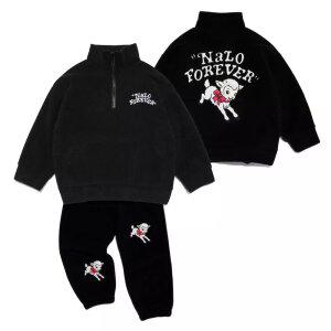 SSE362-95 플러피 플리스 하프집업 팬츠 셋업