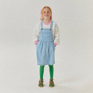 데님멜빵스커트(블루)