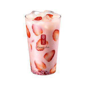 [공차] 딸기 가득 밀크티 L