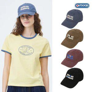 [아웃도어프로덕츠] 플라워 로고 워시드 볼캡 (4COLORS)