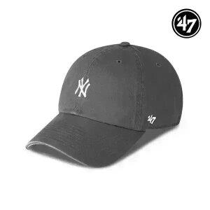47브랜드 뉴욕 양키스 NY 스몰 로고 MLB 엠엘비 볼캡 야구 모자 차콜 B-BSRNR17GWS-CC