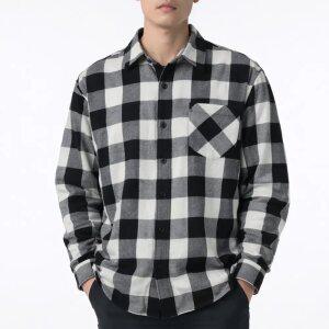 남성 체크남방 긴팔 간절기 셔츠 빅사이즈