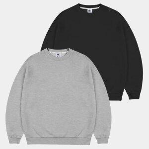 특양 심플 무지 사계절 라운드 남여공용 맨투맨