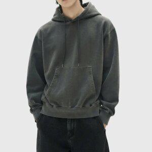 피그먼트 후드티 오버핏 남여공용