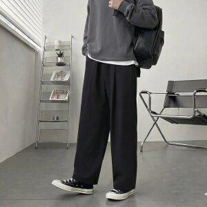 남여공용 원턱 와이드 루즈핏 밴딩 슬랙스 2color