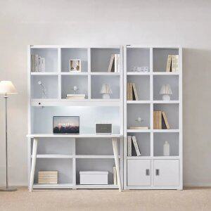 동서가구 엘사 화이트 책장 1200 수납 책장 책상 DF918079 모음