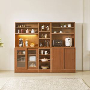 동서가구 빈티지 엔틱 LED 유리 슬라이딩 도어 주방수납장 DF926749 모음