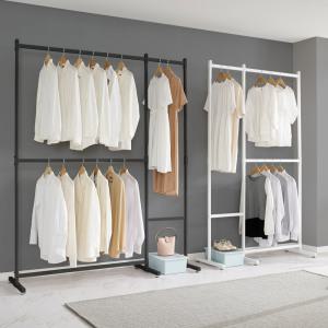 바인 2단 와이드 행거/ 수납행거/ 철제옷걸이/ 옷걸이