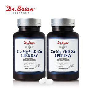 [2통] 닥터브라이언 칼마디 칼슘 마그네슘 비타민D 아연 원퍼데이 (총12개월분)