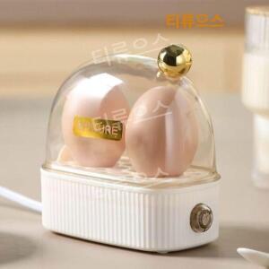 2구 계란 찜기 일본 달걀 반숙 삶는 기계 에그 쿠커 반숙기 0720 티류으스