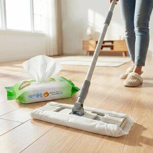 완벽청소 밀대걸레 3in1 set (밀대+우레탄패드+극세사걸레+정전기청소포30매)