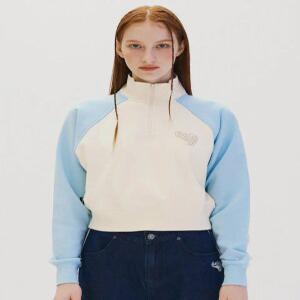 [GOLA] W RAGLAN COLOR BLOCK SWEATSHIRTS [CREAM]