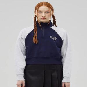 [GOLA] W RAGLAN COLOR BLOCK SWEATSHIRTS [NAVY]