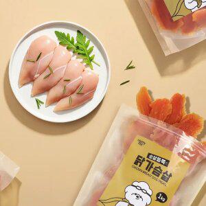 마이티펫 순살듬뿍 닭가슴살 강아지 간식 1kg