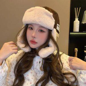 MORIIV 바부슈카 여성 군밤 방한 방한 털 벙거지 귀도리 귀달이 귀마개 귀덮개 보넷 패