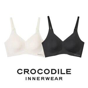 [크로커다일] 소프트핏 쉘론 후크형 브라2종 오트밀 블랙 CDWBR5M1316