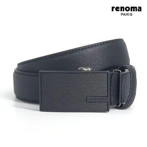 [레노마]카빙 스퀘어 자동벨트 BLACK_RQSBE0007BK