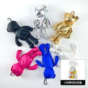 곰돌이 키링 장바구니 에코백 휴대용 접이식 일체형 보조가방