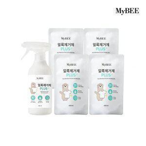 마이비 얼룩제거제플러스 용기(485ml)1개 + 플러스 리필(400ml) 4개