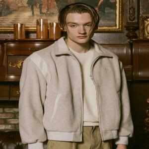 [NOW AND TOMORROW] WOOLIKE VASITY JUMPER [2 COLOR]