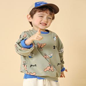 [초코몽]해피도그맨투맨