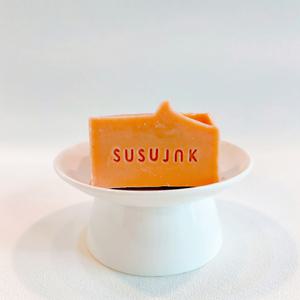 수수작 반려견 장모종 천연 목욕비누 레드클레이 50g / 강아지 노견 민감성 애완견