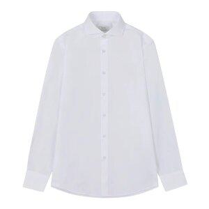 [지이크] WEAREVER 와이드카라 드레스 셔츠 화이트 (PIBAA5501)