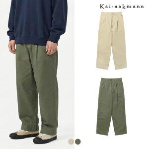 [택가 109000원][카이아크만]유니)밴딩 플리츠 와이드치노FKQFDYW761P