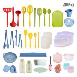 [실리팟] 이유식 실리콘 주방용품 조리도구/젓가락/스파츌라/국자/뒤집개/건지개/집게