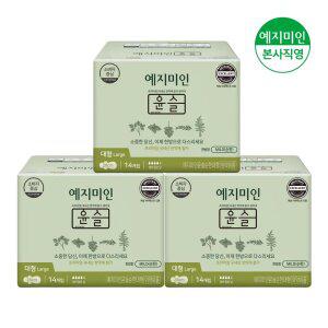 예지미인 윤슬 한방 대형 생리대 14Px3팩