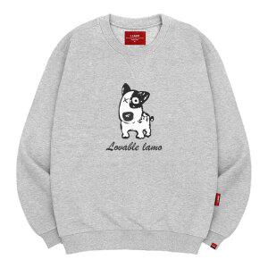 엘라모 3M 러버블도그 맨투맨 남녀공용 빅사이즈 S~4XL