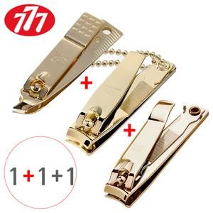 쓰리세븐 손톱깍이 3종 (CT-121ZG+N-608FG+N-211G) 세트 777 손톱깍기 발톱깍기 큐티클