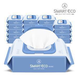 [BEST]스마트에코 베이직 100매 20팩 캡형 대용량 아기물티슈