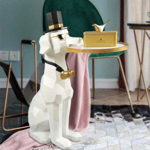 거실 대형 장식품 개 TV 캐비닛 럭셔리 홈 장식 집들이 선물