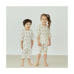 곰풍선 칠부실내복(2color)