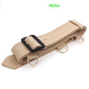 트렌치코트 벨트 트렌치코트 벨트 5cm 와이드 스트랩 장식 리얼 가죽 침장식 코트 티류