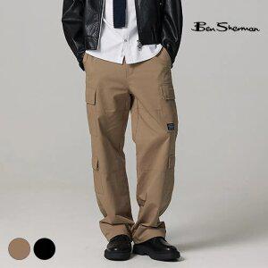 [택가 128,000원] 벤셔먼 맨 포켓 포인트 카고 스트레이트 팬츠 BOCPT313M
