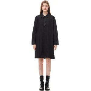 반오픈카라 데님 원피스 PP3DO901