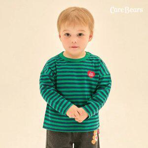 하트케어베어즈 스트라이프 티셔츠